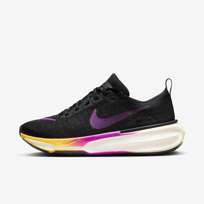 Nike Women's ZoomX Invincible 3 Road Running Shoes Black Nike Women's ZoomX Invincible 3 Road Running Shoes Black image number 0