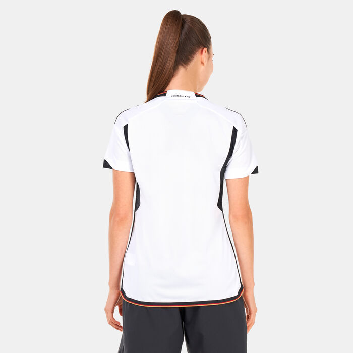 adidas Women's Germany Stadium Home Jersey - 2022 White adidas Women's Germany Stadium Home Jersey - 2022 White image number 1