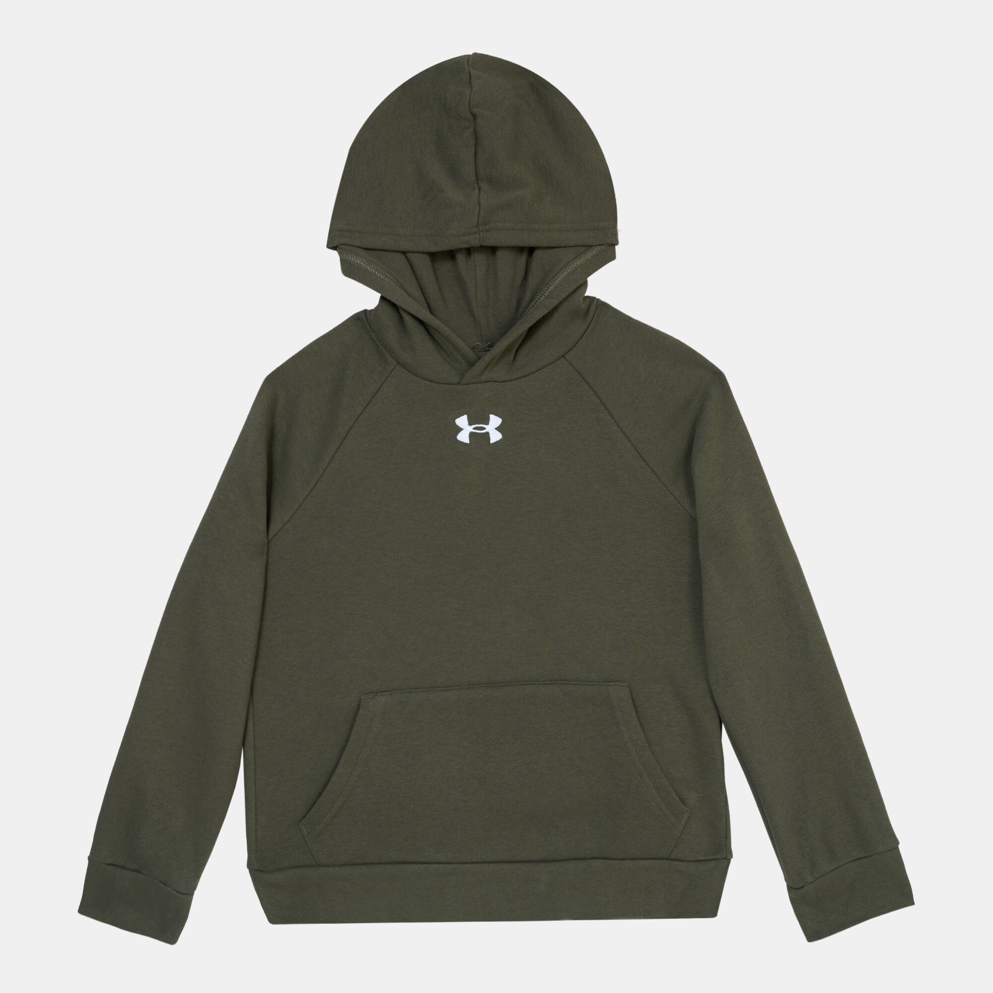 Buy Under Armour Kids Rival Fleece Hoodie Green in KSA SSS