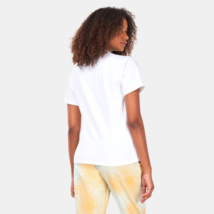 adidas Originals Women's Trefoil T-Shirt White adidas Originals Women's Trefoil T-Shirt White image number 1
