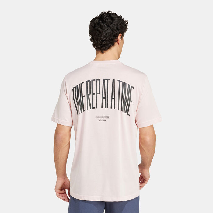 adidas Men's Strength Graphic T-Shirt Pink image number 1