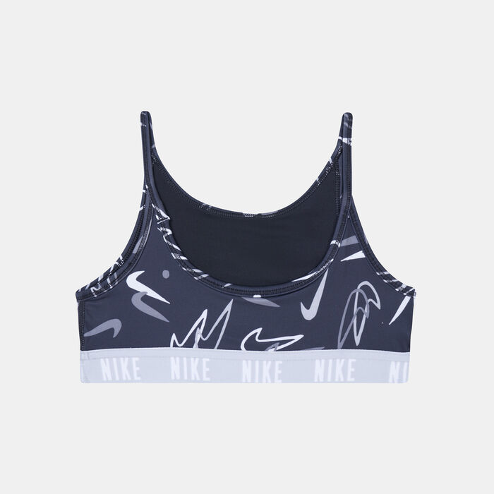 Nike Kids' Dri-FIT Trophy Sports Bra (Older Kids) Black Nike Kids' Dri-FIT Trophy Sports Bra (Older Kids) Black image number 1