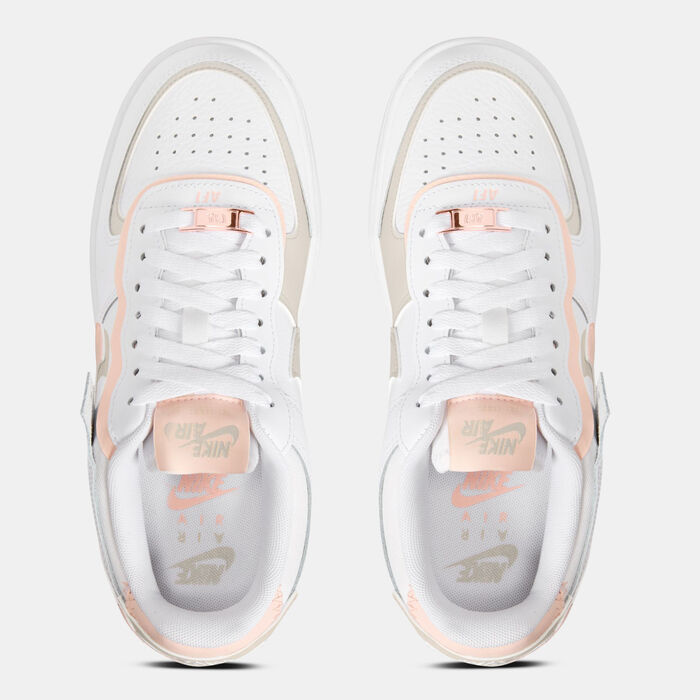Nike Women's Air Force 1 Shadow Shoes White Nike Women's Air Force 1 Shadow Shoes White image number 3