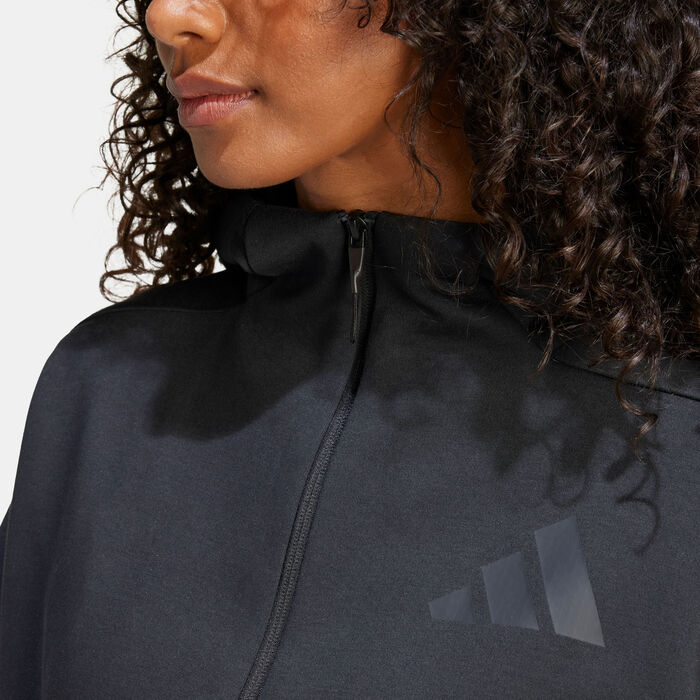 adidas Women's Z.N.E. Hoodie Black adidas Women's Z.N.E. Hoodie Black image number 3