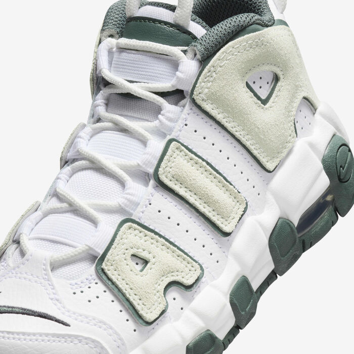 Nike Kids' Air More Uptempo Shoes White Nike Kids' Air More Uptempo Shoes White image number 6