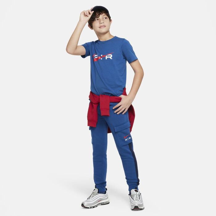 Nike Kids' Air T-Shirt Blue Nike Kids' Air T-Shirt Blue image number 4