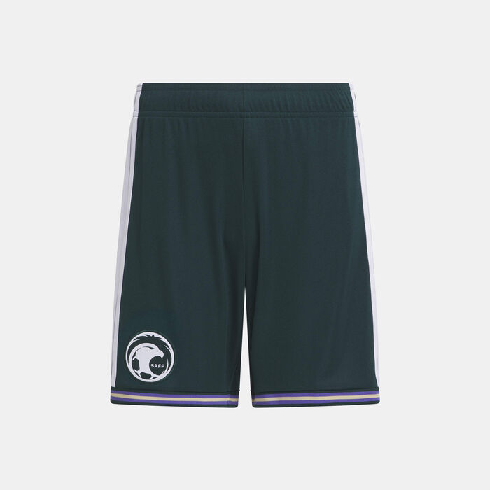adidas Kids' Saudi Arabia 26 Home Football Shorts Green image number 0