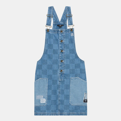 Vans Women's Denim Pinafore Overalls Blue