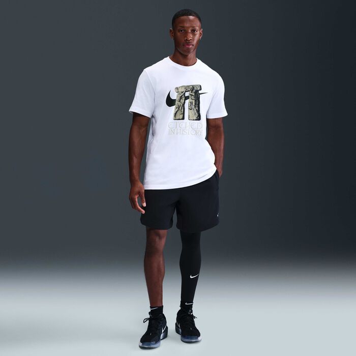 Nike Men's Etched T-Shirt White Nike Men's Etched T-Shirt White image number 3