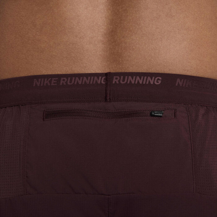 Nike Men's Stride Dri-FIT Running Shorts Maroon image number 5