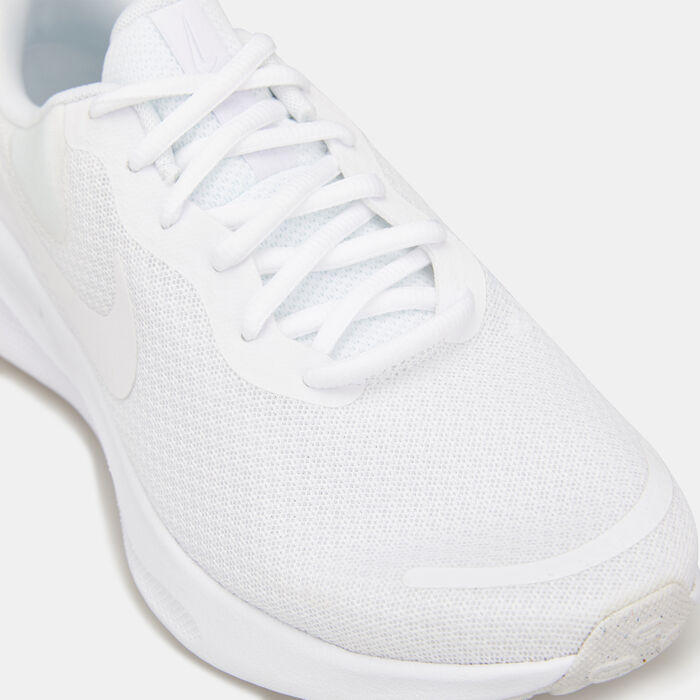 Nike Women's Revolution 7 Road Running Shoes White image number 5