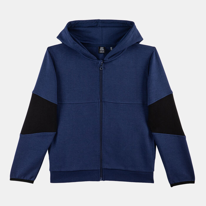 Sun and Sand Sports Kids' Colourblock Zipper Hoodie Blue Sun and Sand Sports Kids' Colourblock Zipper Hoodie Blue image number 0