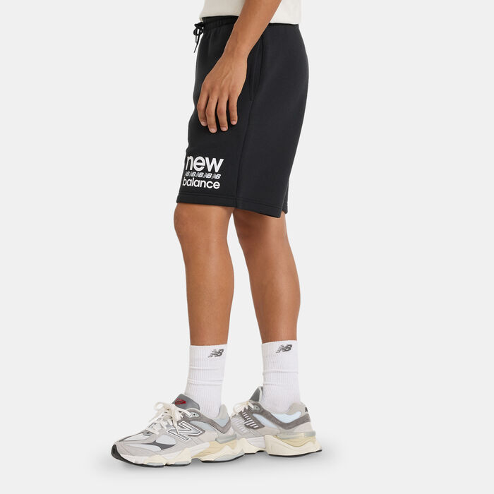 New Balance Men's Sport Essentials Fleece Graphic Shorts Black image number 2
