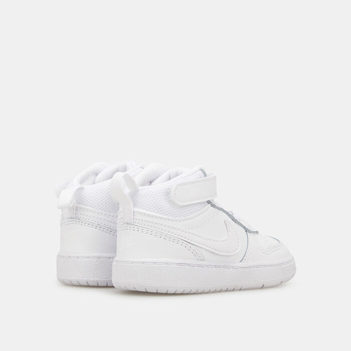Nike Kids' Court Borough Mid 2 Shoe (Baby and Toddler) White Nike Kids' Court Borough Mid 2 Shoe (Baby and Toddler) White image number 2