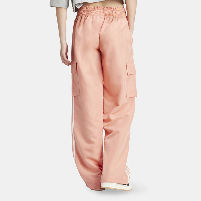 adidas Originals Women's Adicolor Cargo Pants Pink adidas Originals Women's Adicolor Cargo Pants Pink image number 1