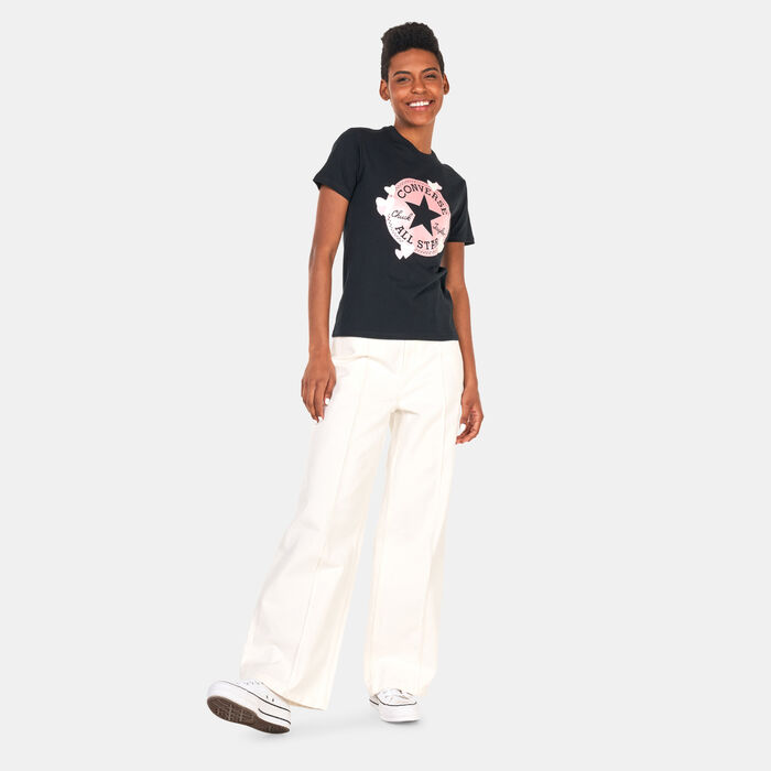 Converse Women's Heart All Star Patch T-Shirt Clear image number 2