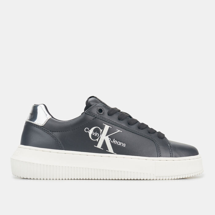 Calvin Klein Women's Chunky Leather Shoes Black Calvin Klein Women's Chunky Leather Shoes Black image number 0
