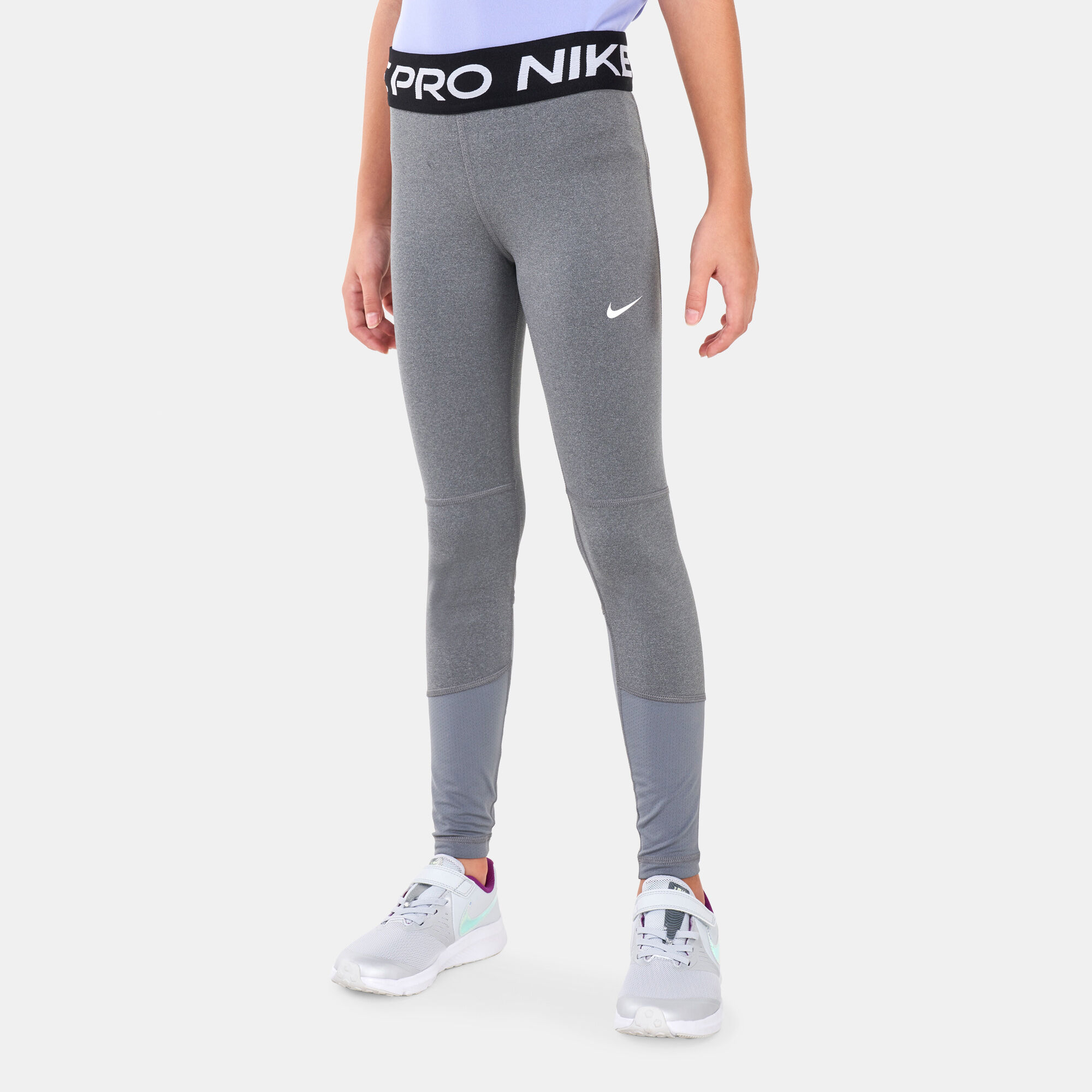 Kids Pro Dri FIT Leggings Grey Nike in KSA SSS