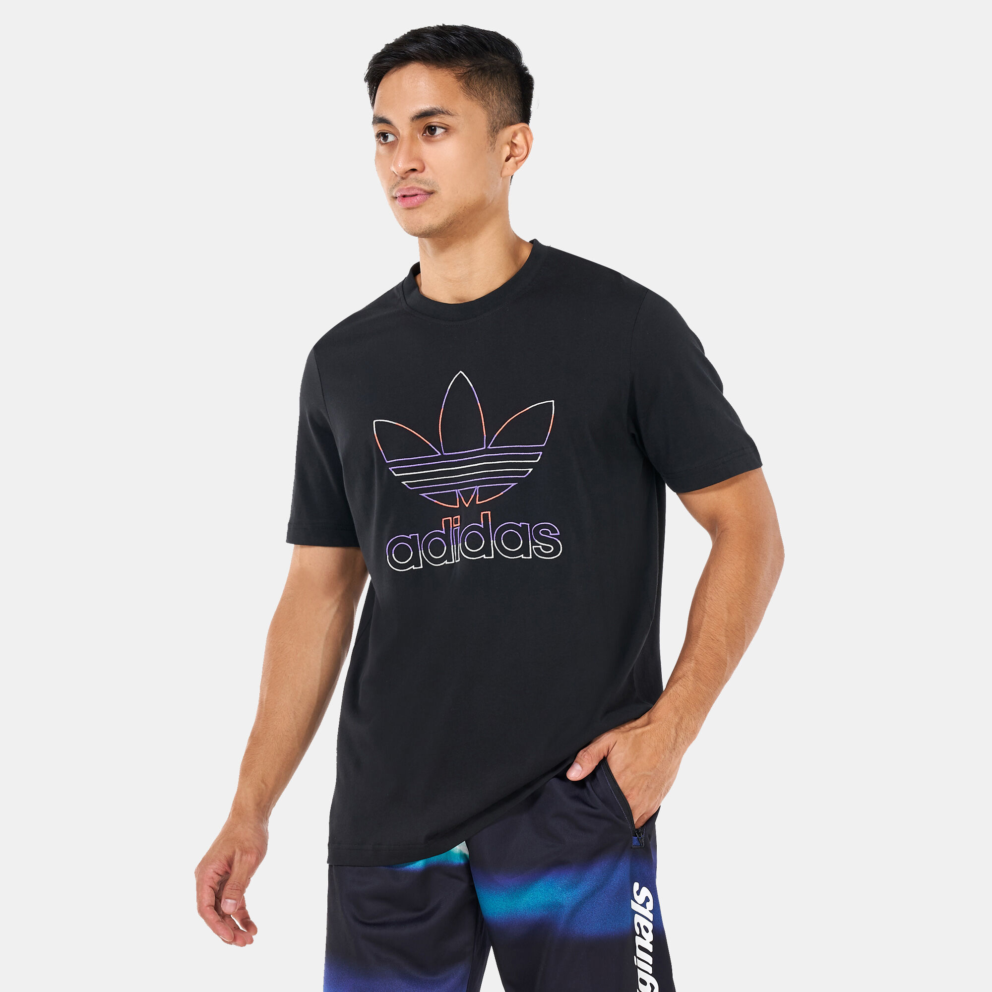 Men s Trefoil T Shirt Black adidas Originals in KSA SSS