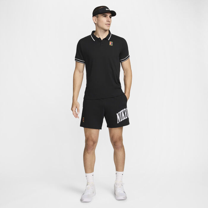 Nike Men's Court Heritage Tennis Shorts Black Nike Men's Court Heritage Tennis Shorts Black image number 8