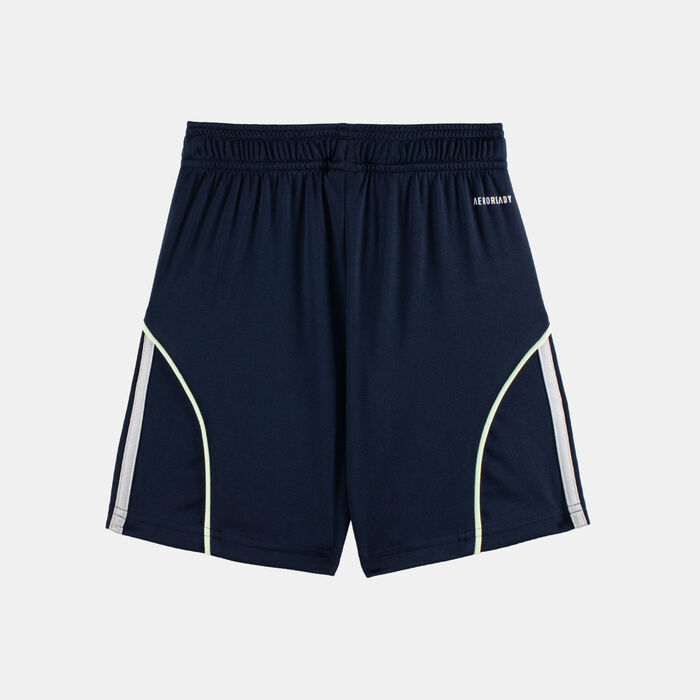 adidas Kids' Real Madrid 25/26 Away Replica Football Shorts Blue adidas Kids' Real Madrid 25/26 Away Replica Football Shorts Blue image number 1