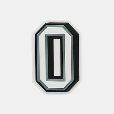 Crocs Number 0 Shoe Charm Multi-Color