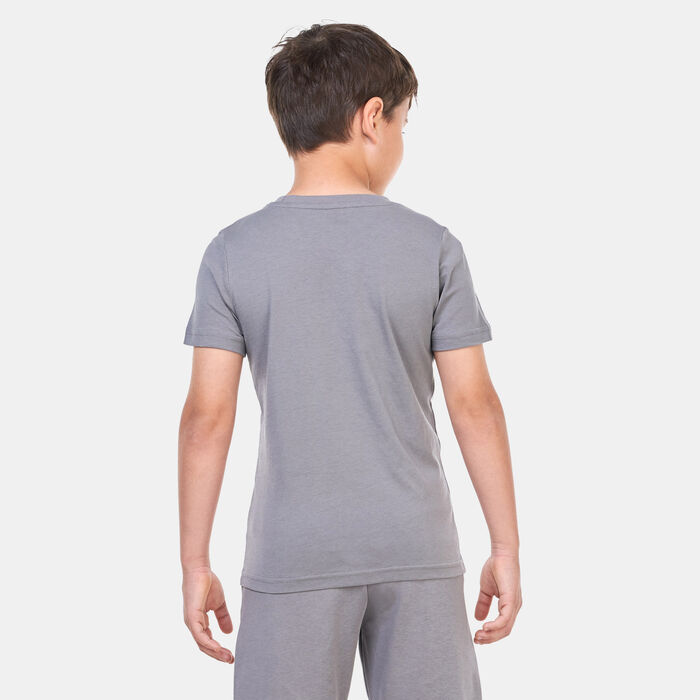 PUMA Kids' ESS+ Summer Camp T-Shirt Grey PUMA Kids' ESS+ Summer Camp T-Shirt Grey image number 1
