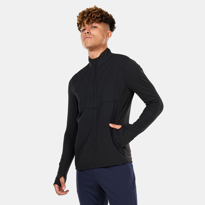 PUMA Men's CLOUDSPUN WRMLBL Padded Running Jacket Black image number 0