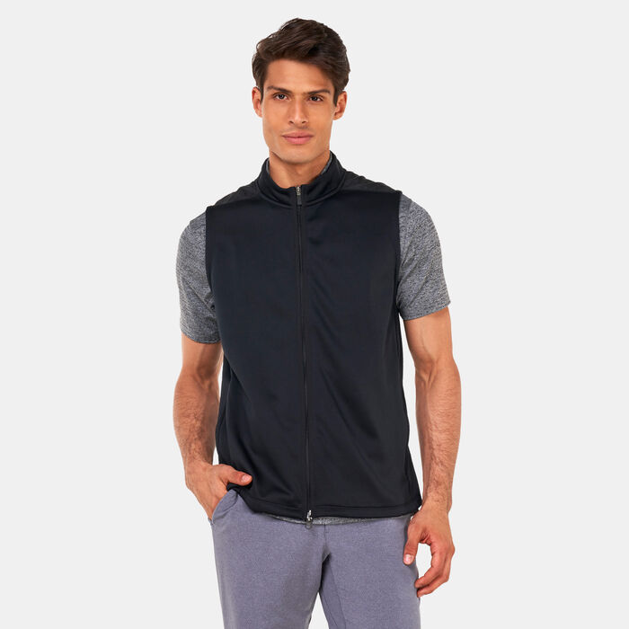 Nike Men's Therma-FIT Victory 1/2-Zip Golf Vest Black image number 0