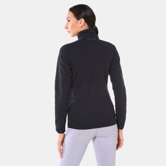 The North Face Women's 100 Glacier Full-Zip Jacket Black image number 1