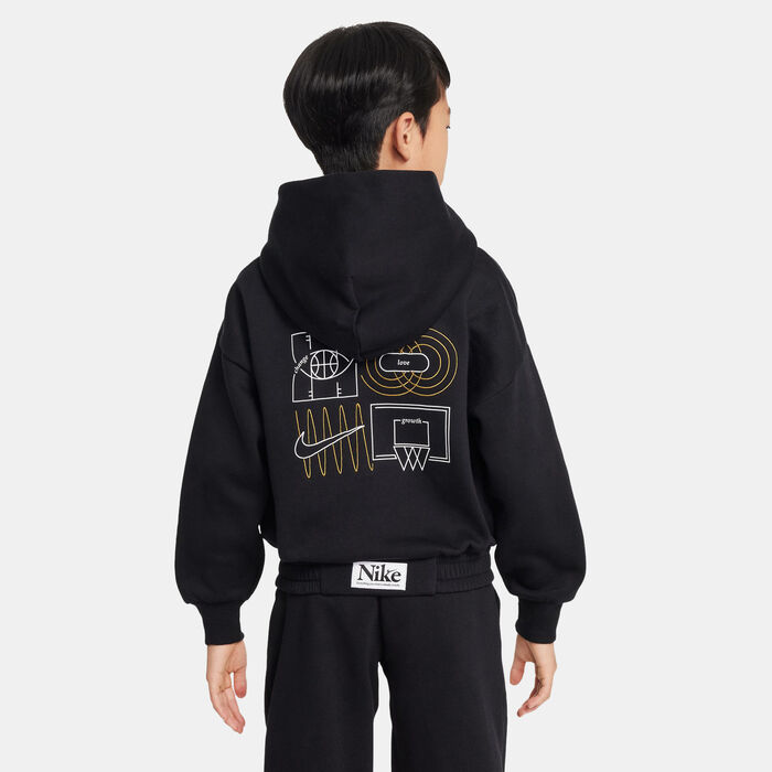 Nike Kids' Culture of Basketball Pullover Hoodie (Older Kids) Black Nike Kids' Culture of Basketball Pullover Hoodie (Older Kids) Black image number 1