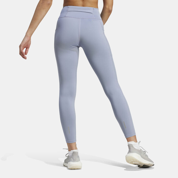 adidas Women's DailyRun 7/8 Leggings Silver adidas Women's DailyRun 7/8 Leggings Silver image number 1