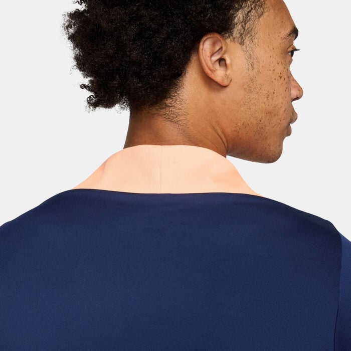 Nike Men's Strike Dri-FIT 1/2-Zip Football Drill Top Blue image number 3