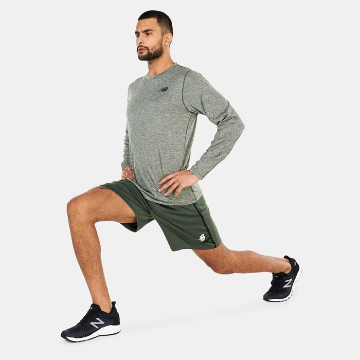 New Balance Men's Tenacity Long Sleeve T-Shirt Blue New Balance Men's Tenacity Long Sleeve T-Shirt Blue image number 2