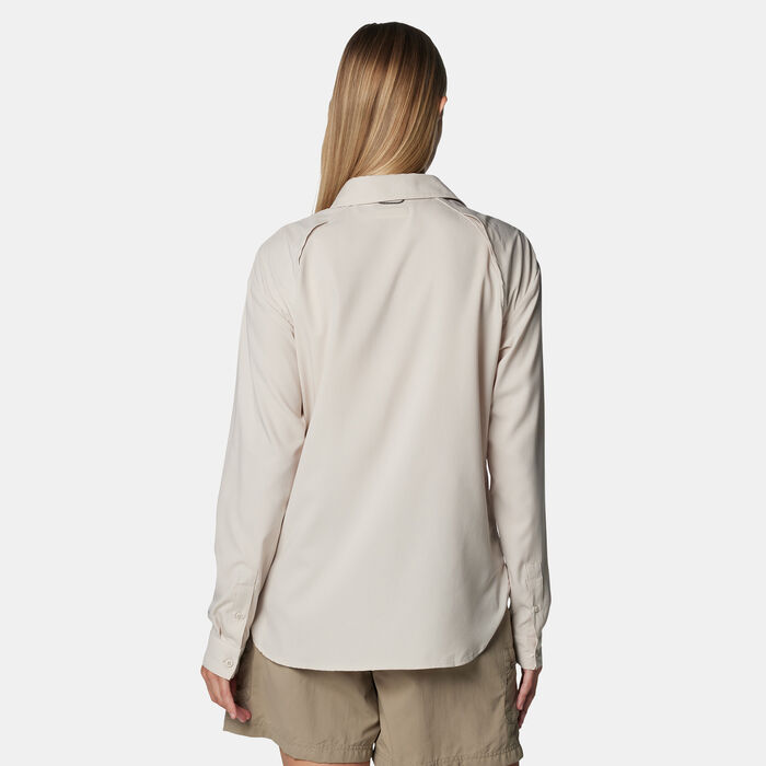 Columbia Women's Silver Ridge Utility Lite Shirt Beige image number 1