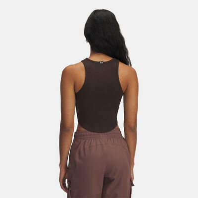 Under Armour Women's Rival Rib Tank Top Brown Under Armour Women's Rival Rib Tank Top Brown