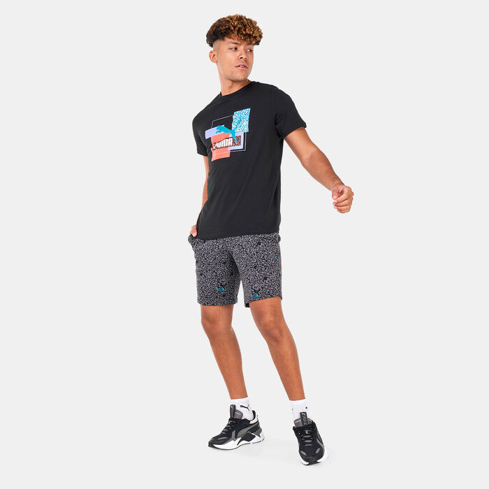 PUMA Men's Brand Love T-Shirt Black PUMA Men's Brand Love T-Shirt Black image number 2