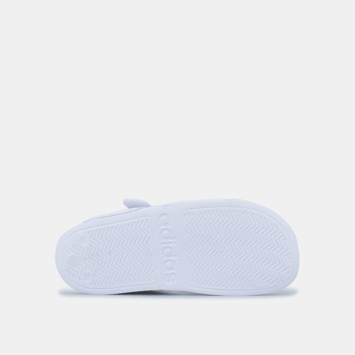 adidas Kids' Adilette Sandals White image number 3