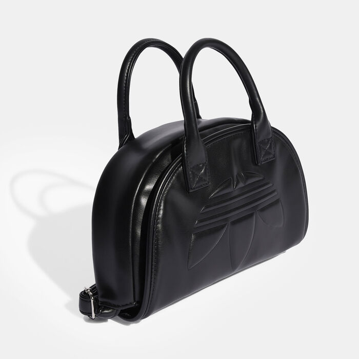 adidas Originals Women's Trefoil Satchel Crossbody Bag Black adidas Originals Women's Trefoil Satchel Crossbody Bag Black image number 2