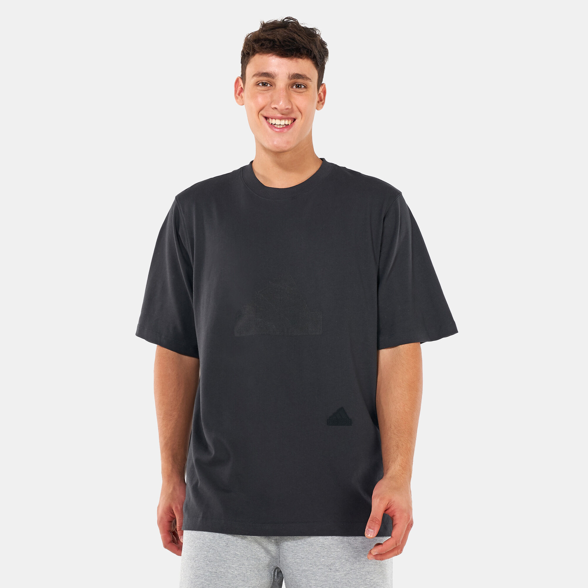 Mens adidas oversized t shirt sales