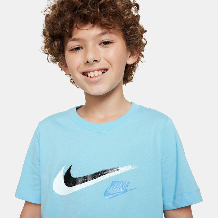 Nike Kids' Sportswear Graphic T-Shirt (Older Kids) Blue Nike Kids' Sportswear Graphic T-Shirt (Older Kids) Blue image number 3