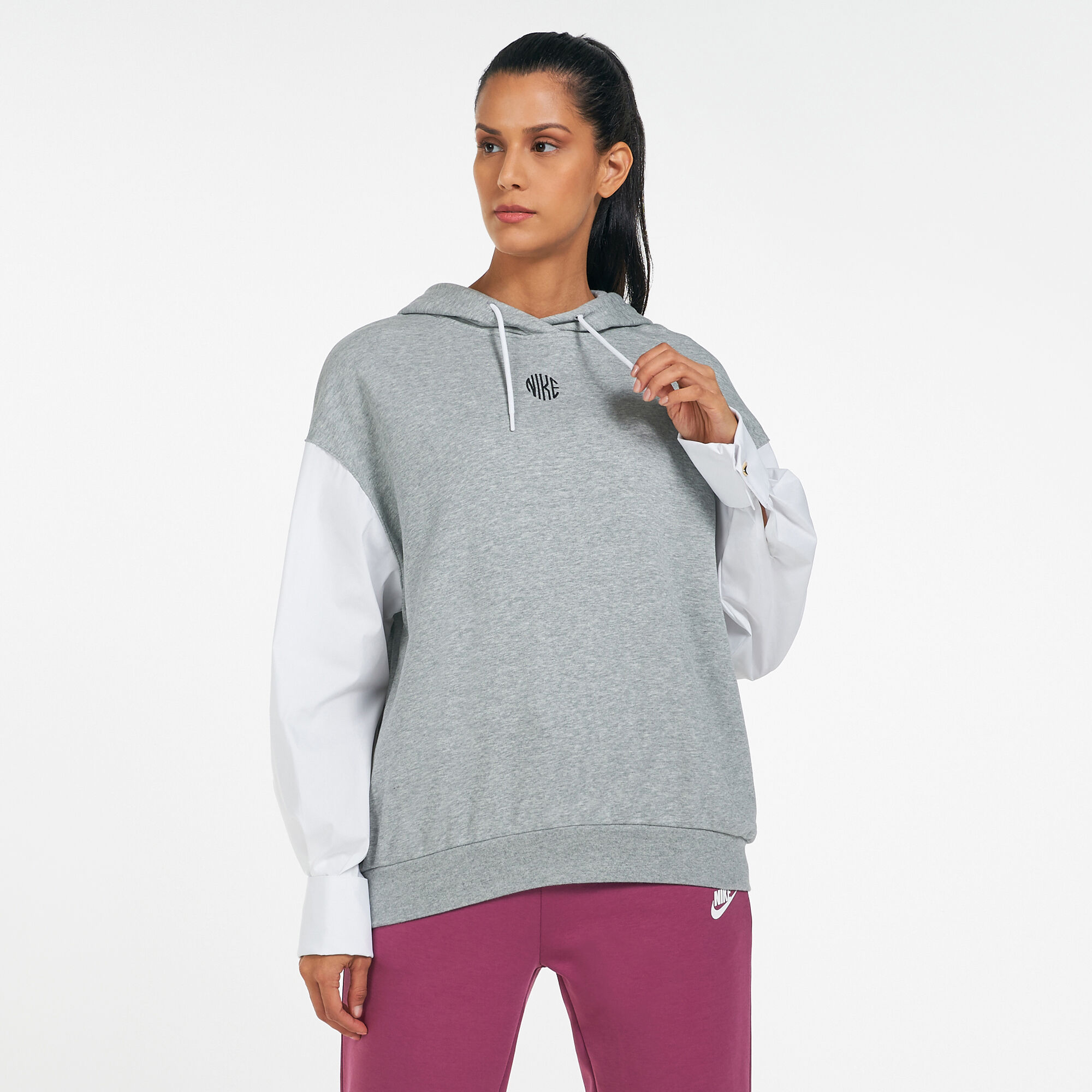 Nike sportswear icon best sale clash pullover hoodi