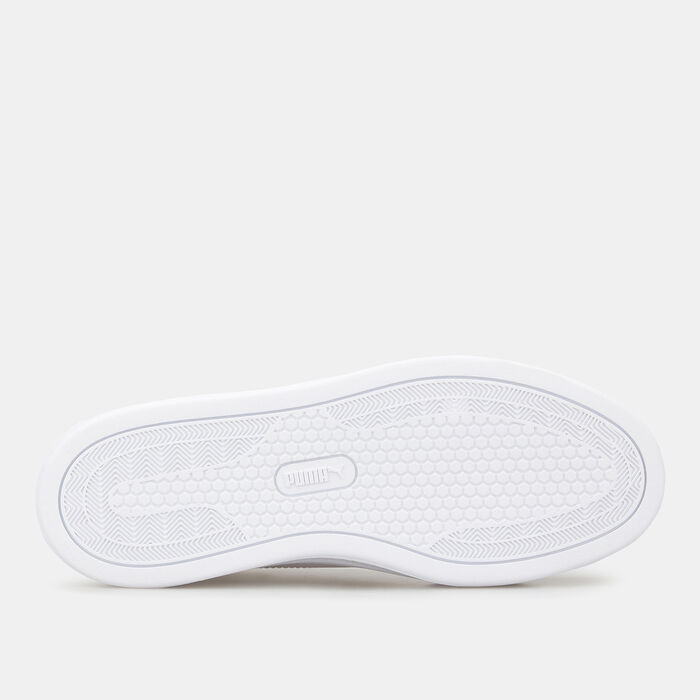 PUMA Women's Smash Platform V3 Laser Cut Shoe White PUMA Women's Smash Platform V3 Laser Cut Shoe White image number 4