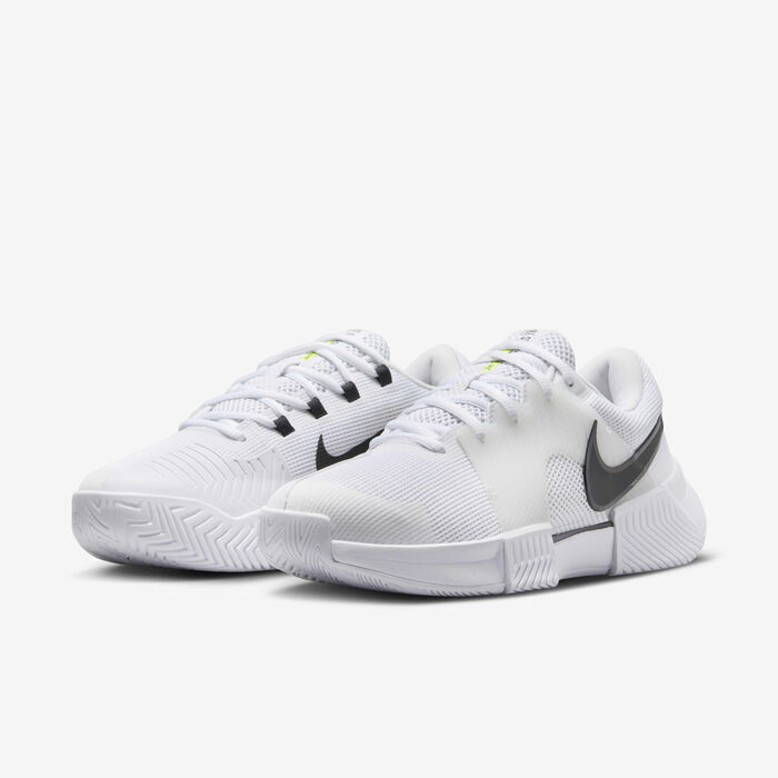 Nike Women's Zoom GP Challenge 1 Hard Court Tennis Shoes White image number 4