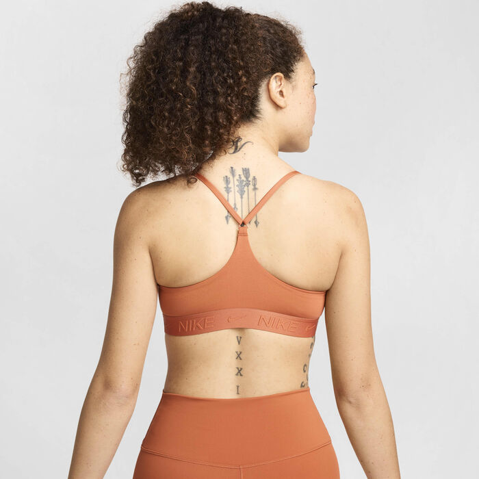Nike Women's Indy Light-Support Training Sports Bra Brown Nike Women's Indy Light-Support Training Sports Bra Brown image number 1