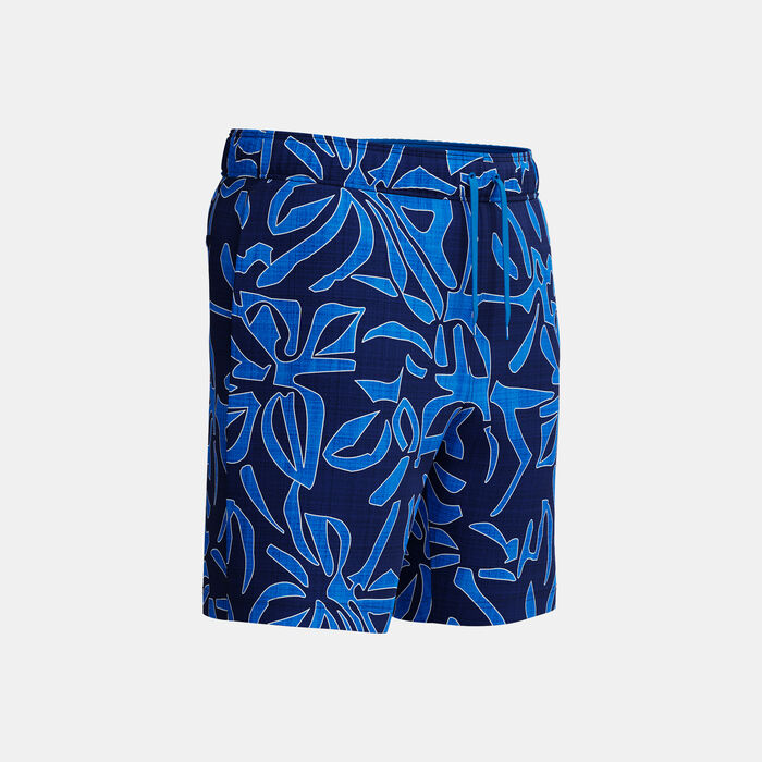 Speedo Men's Print Redondo Edge Volley Swimming Trunks Blue Speedo Men's Print Redondo Edge Volley Swimming Trunks Blue image number 2