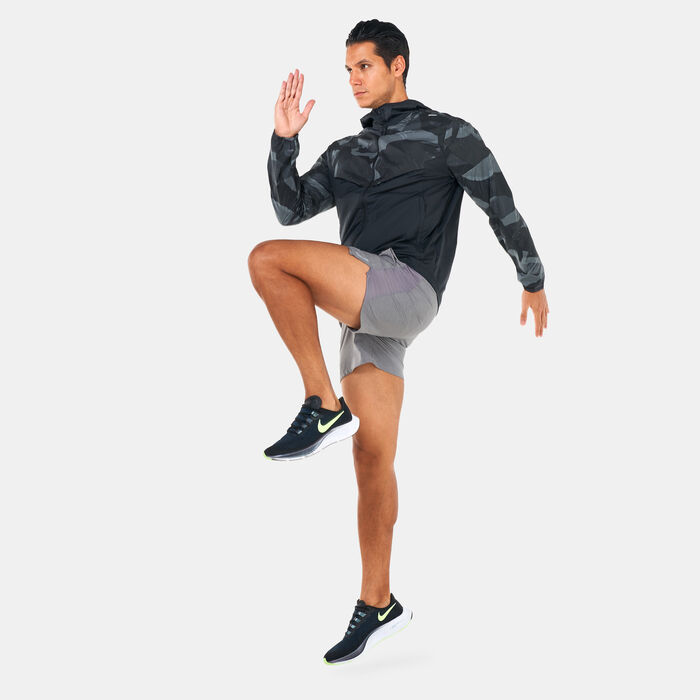 Nike Men's Repel Windrunner Camo Jacket Grey image number 2