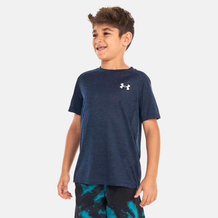 Under Armour Kids' UA Tech™ 2.0 T-Shirt Green Under Armour Kids' UA Tech™ 2.0 T-Shirt Green image number 0