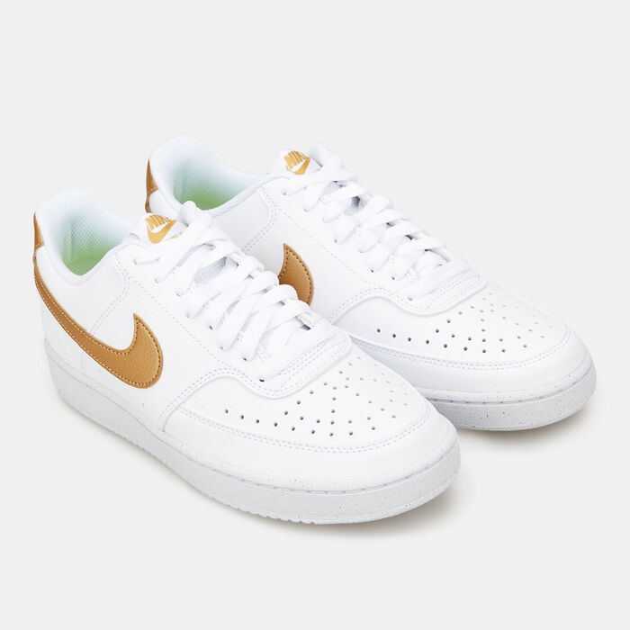 Nike Women's Court Vision Low Next Nature Shoes White Nike Women's Court Vision Low Next Nature Shoes White image number 2