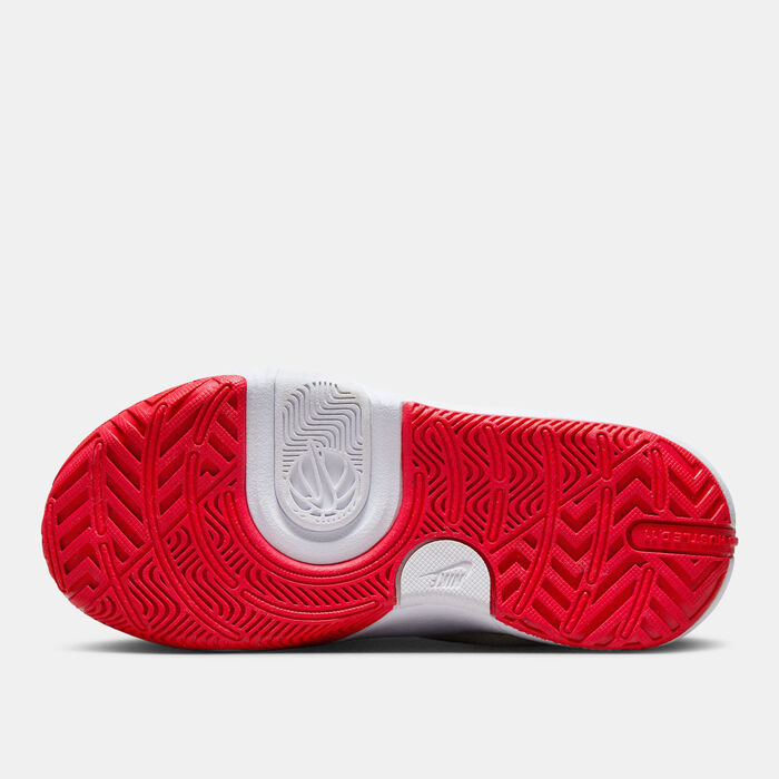 Nike Kids' Team Hustle D 11 Basketball Shoes White image number 3